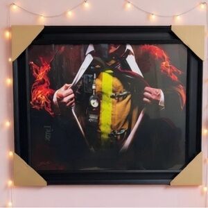 Sexy Firefighter Decorative Framed Picture Art from Kirkland’s.
